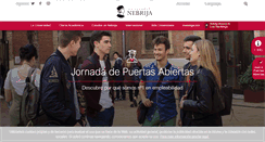 Desktop Screenshot of nebrija.com